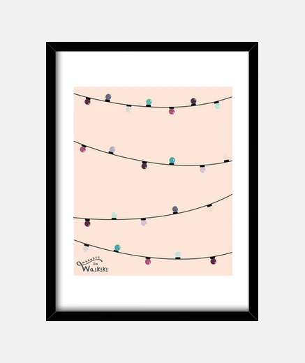 Framed city ​​lights
