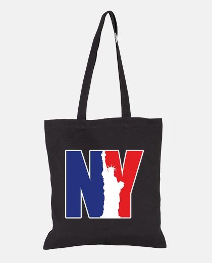Bolsa ciudad de nueva york azul blanco rojo l