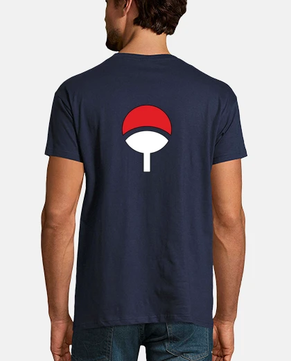 Camiseta Clan Uchiha - Logo Espalda Grande