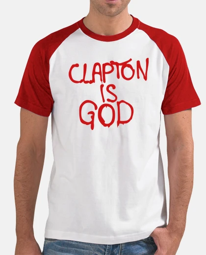 Camiseta Clapton is god