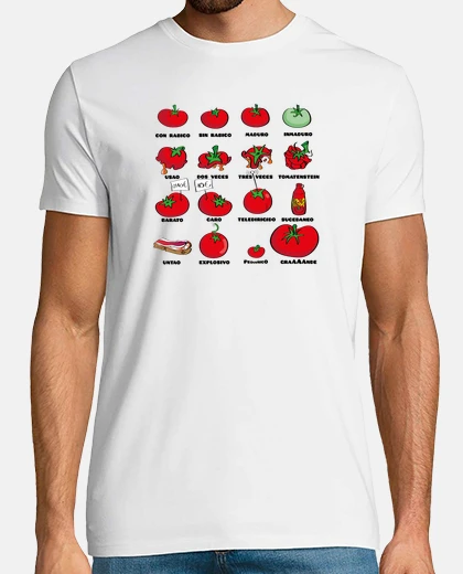 Camiseta CLASS OF TOMATOES blanca