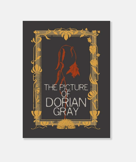 Wall classic books - dorian gray