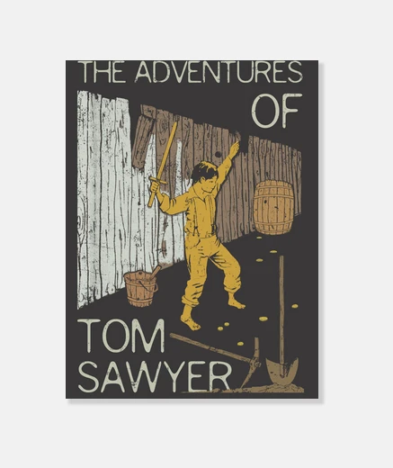 Wall classic books - tom sawyer
