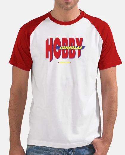T-shirt classic console hobby logo. men. baseball style