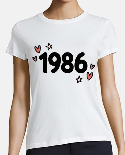 Tee-shirt classique 1986 anniversaire rétro migno