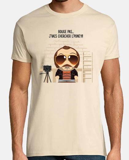 Tee-shirt Claudy Focan et le poney
