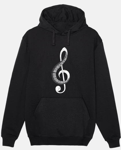 Sudadera Clave De Sol Piano