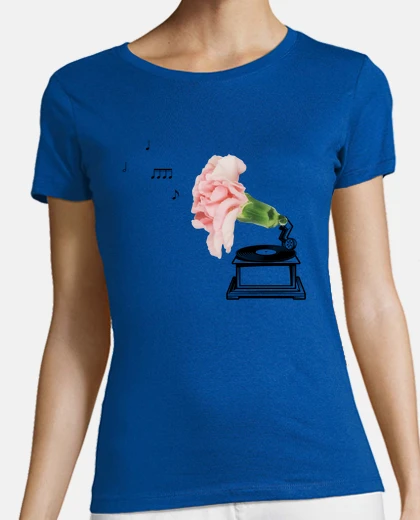 Playera Clavel tocadiscos