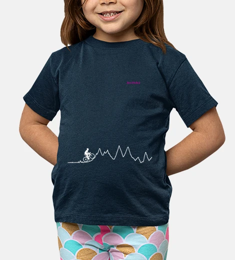 Ropa clclismo-Alpes para oscuro, Niño, manga corta, azul marino