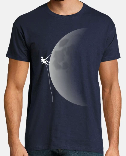 T-shirt climb the moon