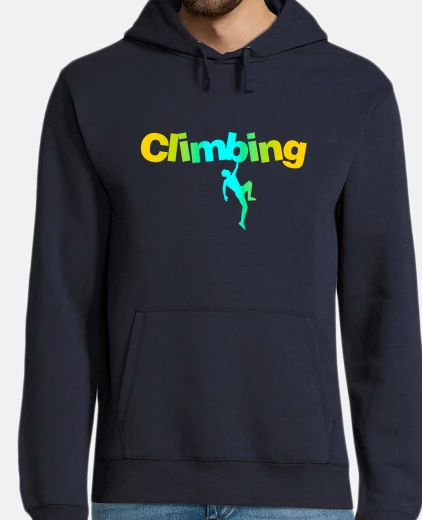 Hoodie climbing