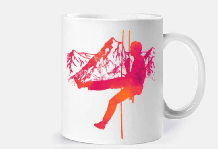 Cup climbing climb art climber climber