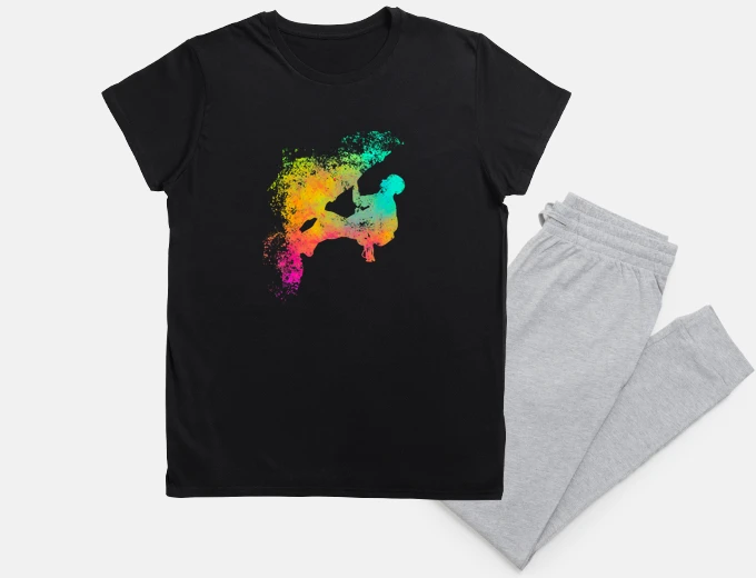 Pyjama climbing climb multicolored