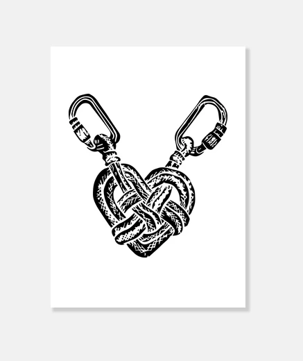 Wall climbing heart