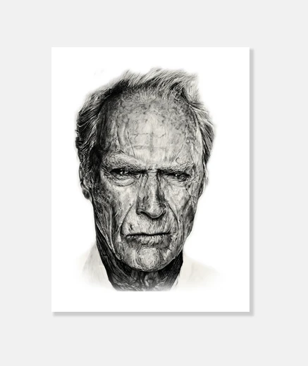 Lienzo Clint Eastwood 