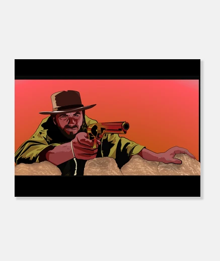 Lienzo Clint Eastwood