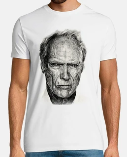 clint eastwood men&#39;s short sleeve t-shirt