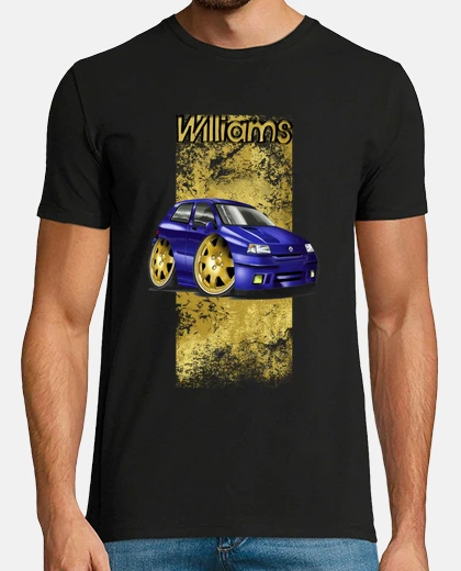 Tee-shirt clio williams noir de bande dessinée
