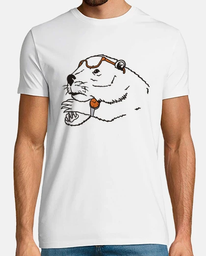 T-shirt clipart di castoro