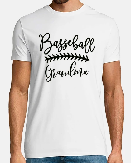 T-shirt clipart di nonna di baseball