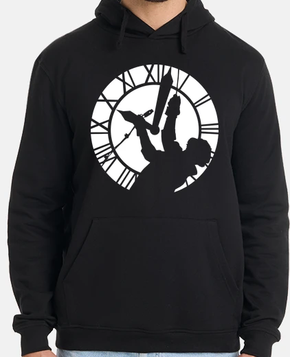 Hoodie clock tower (return to the future)