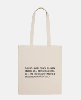 cloth bag 100 cotton over violence