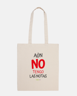cloth bag for teachers - i don&#39;t have the grades yet, white