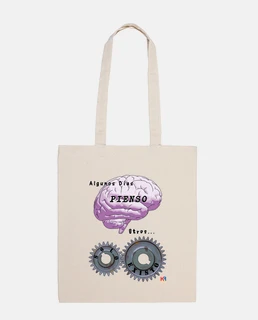 cloth bag, natural color i think