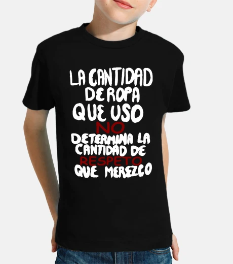 Kids clothing quantity does not determine re