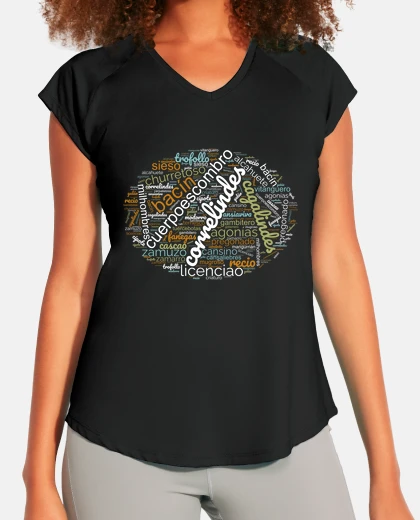 T-shirt cloud of insults from La Mancha
