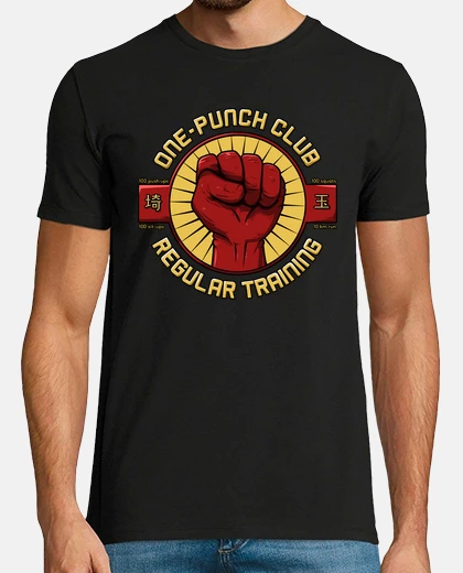 T-shirt club con un solo pugno