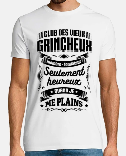 Tee-shirt CLUB DES VIEUX GRINCHEUX MEMBRE