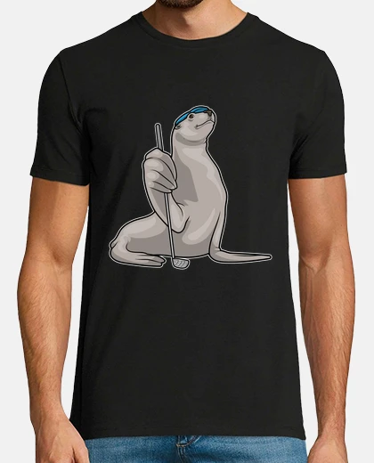 Tee-shirt clubs de golf de golf de sceau