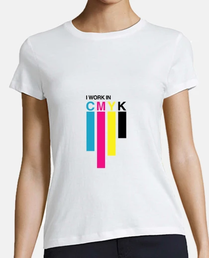 T-shirt CMYK   I Work In CMYK   funny quotes