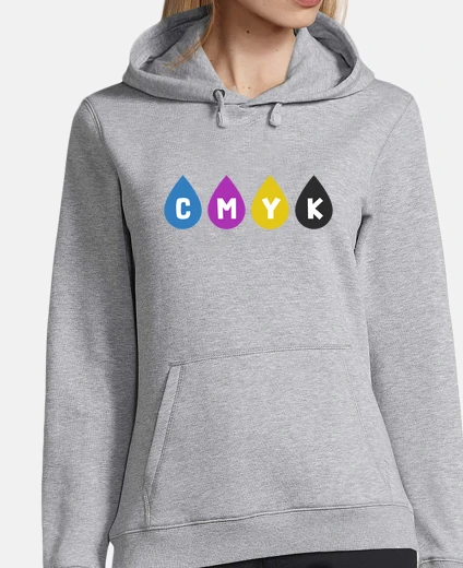Felpa cmyk gocce colorate