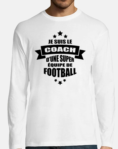 Tee-shirt coach d'une super équipe de foot