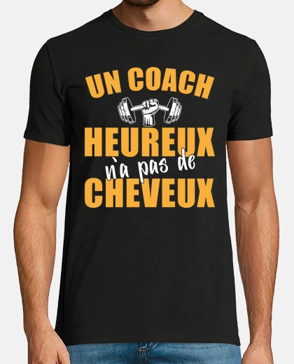 Tee-shirt Coach Sportif Musculation Entraineur