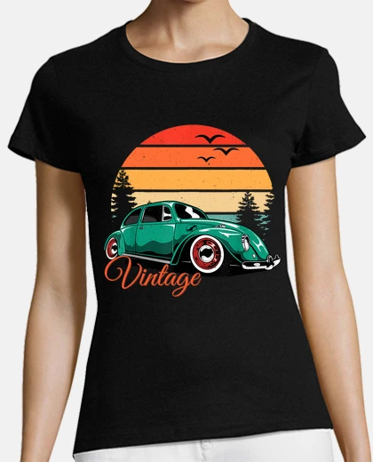 Tee-shirt coccinelle beetle sunset