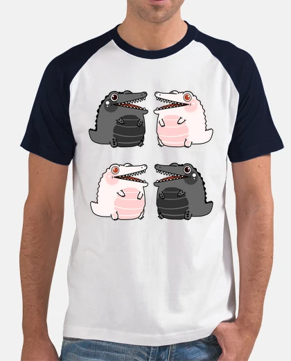 T-shirt coccodrilli kawaii