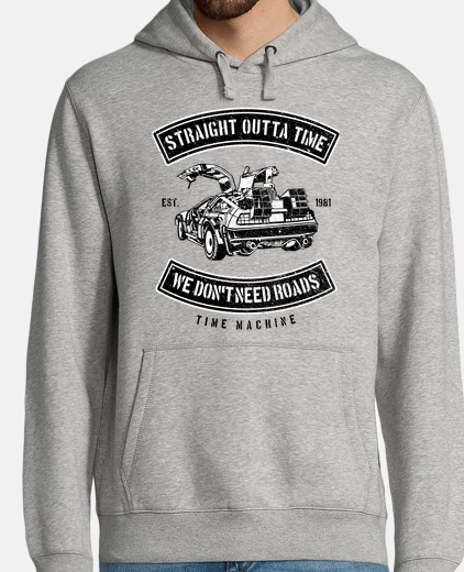 Sudadera Coche Máquina del Tiempo Delorean