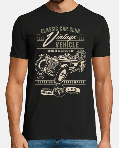 Playera Coches Clásicos Vintage Cars Retro 50s 60s