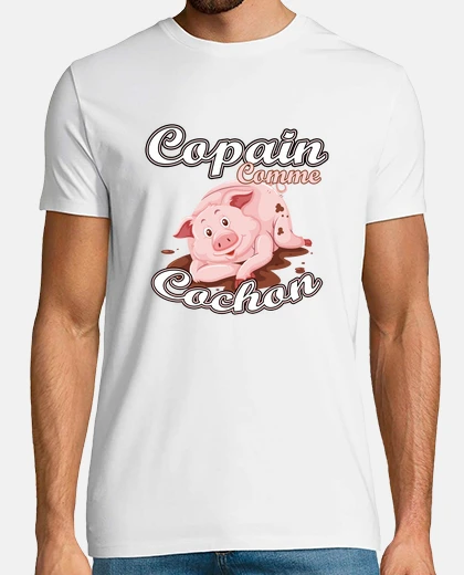 Tee-shirt COCHON - Copain comme cochon