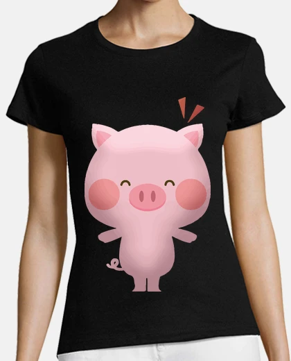 Tee-shirt cochon émotion cochon animal de ferme