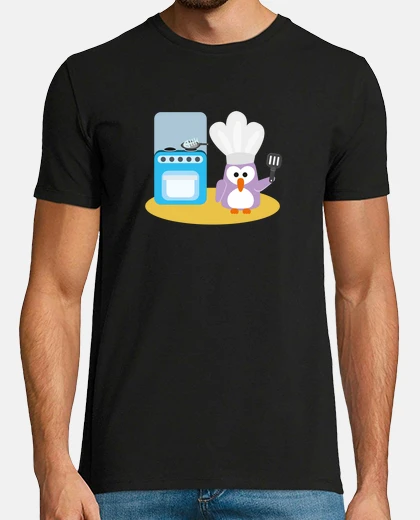 Camiseta cocinero del pingüino