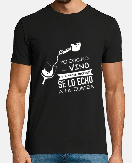 Playera Cocino con Vino Blanco