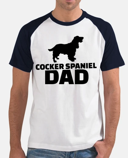 T-shirt cocker spaniel papà