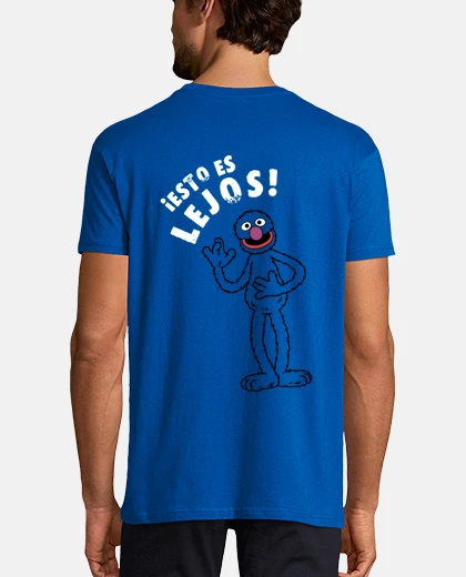 Camiseta Coco - ¡Esto es Cerca!, ¡Esto es Lejos! (Barrio Sésamo) - Impresión Delante y Detrás