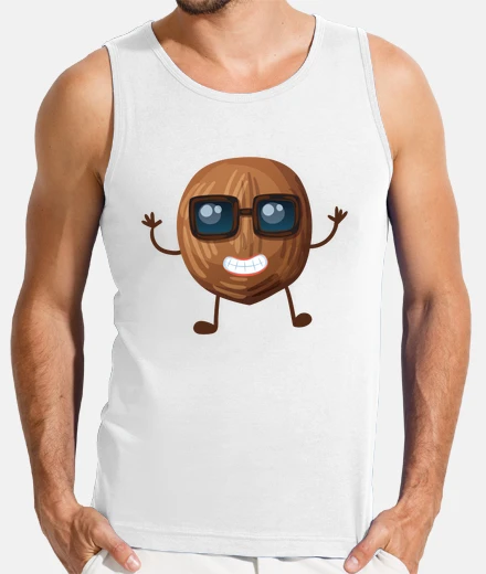 T-shirt coconut with sunglasses