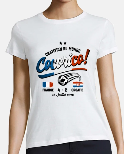 Tee-shirt Cocorico Coupe du Monde 2018