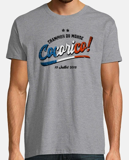 T-shirt cocorico world cup 2018